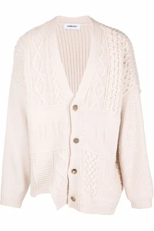 AMBUSH Patchwork-knit cardigan