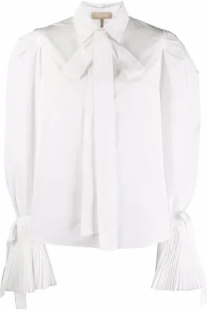 Elie saab Taffeta flared-cuff shirt
