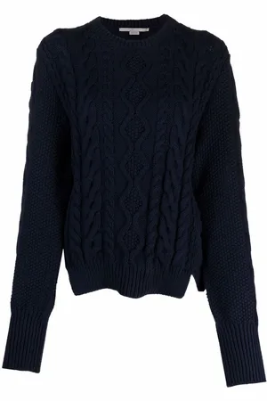 Stella McCartney Long-sleeve cable-knit jumper