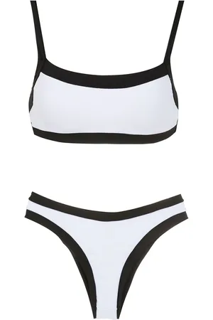 AMIR SLAMA Two-tone bikini set