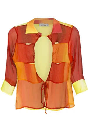 AMIR SLAMA Printed silk shirt