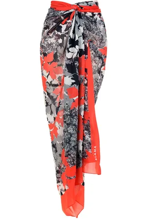 AMIR SLAMA Printed beach skirt