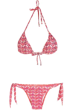 AMIR SLAMA Printed bikini set