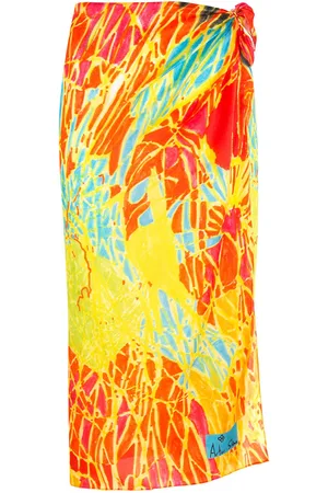 AMIR SLAMA Printed beach skirt
