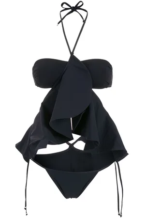 AMIR SLAMA Ruffled swimsuit