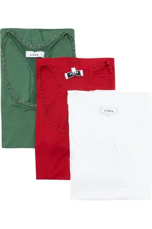 AMIR SLAMA Three-pack tank top