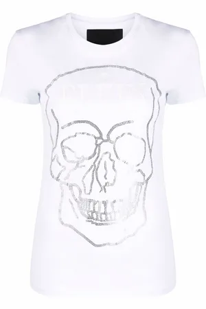 Philipp Plein Crystal-embellished cotton T-shirt