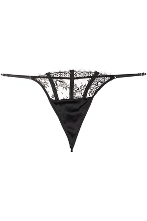 FLEUR DU MAL Frankie lace thong
