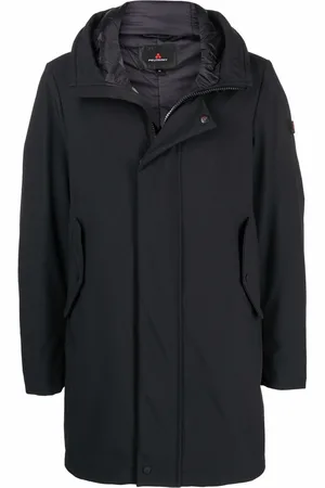 Peuterey Logo patch hooded coat
