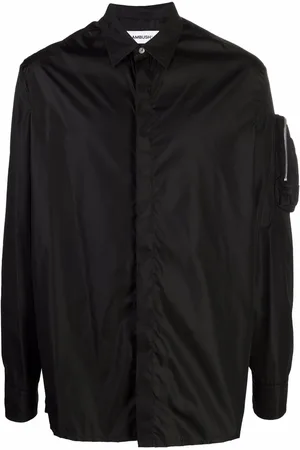 AMBUSH Logo-patch sleeve-pocket shirt