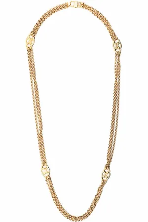 Céline 1980s pre-owned layered chain necklace