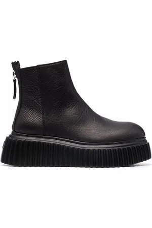 AGL ATTILIO GIUSTI LEOMBRUNI Sandy leather ankle boots