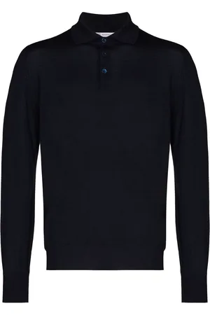 Brunello Cucinelli Knitted long-sleeve polo shirt