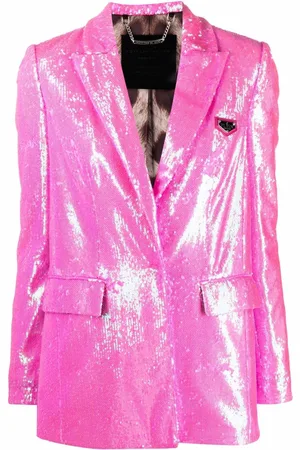 Philipp Plein Sequin-embellished single-breasted blazer