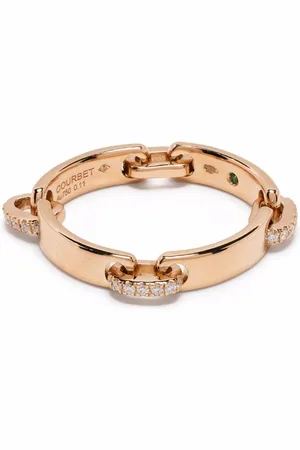 COURBET 18kt recycled rose gold CELESTE laboratory-grown diamond band ring