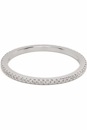 DJULA 18kt white gold engagement diamond ring