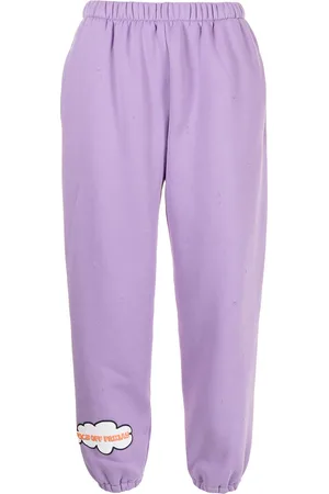 Natasha Zinko Slogan-patch track trousers