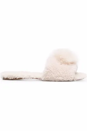 Aquazzura Foxy wool slides