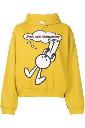 Natasha Zinko Wednesday distressed rabbit-print hoodie