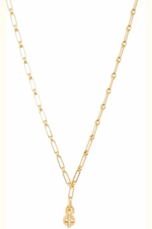 Missoma Aegis chain pavé sphere pendant necklace