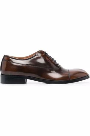 Maison Margiela Waxed leather Oxford shoes