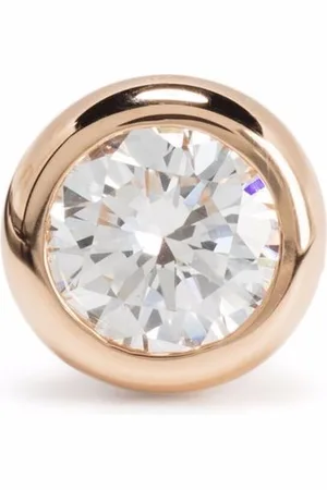 COURBET 18kt recycled rose gold Origine laboratory-grown diamond stud single earring