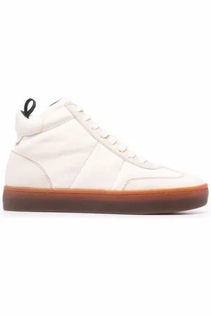 Officine creative Kombined high-top leather sneakers