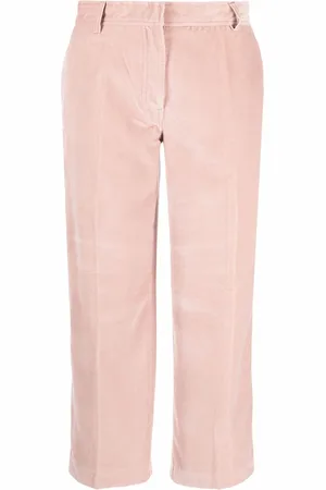 Burberry 2000s straight-leg cropped trousers