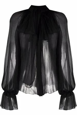 Atu Body Couture Bow-detail silk blouse