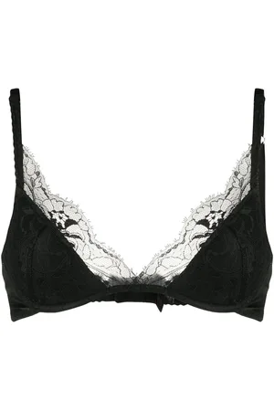 Fleur of England Lace-embellished plunge bra