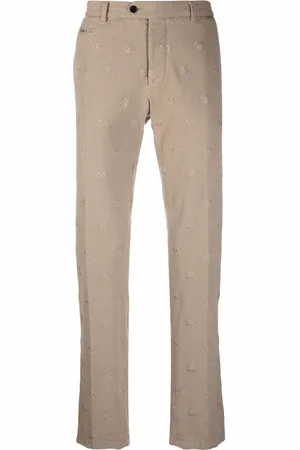 Philipp Plein Embroidered skull trousers