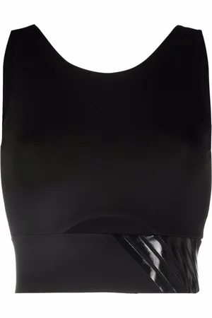 EA7 Logo-print sports bra