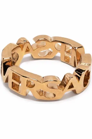VERSACE Logo letter ring