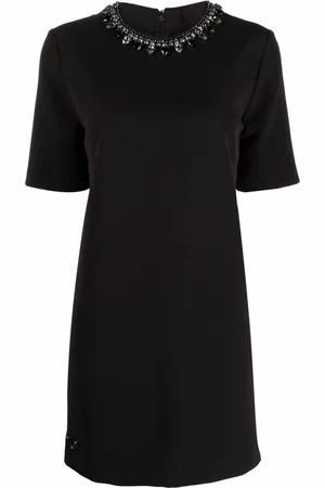 Philipp Plein Crystal-embellished mini dress