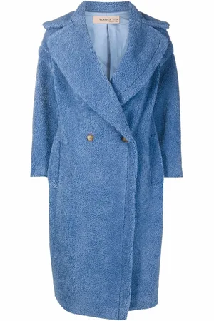 BLANCA Tuia double-breasted teddy coat