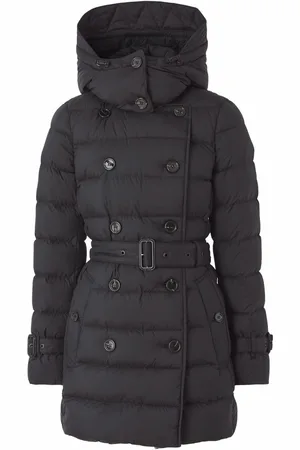Burberry Detachable-hood padded coat