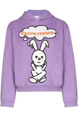 Natasha Zinko Distressed happy friday hoodie