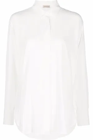 BLANCA Concealed-front shirt