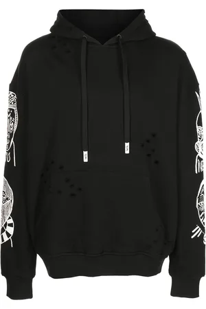 HACULLA Graphic-print distressed hoodie