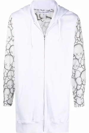 Comme des Garçons Graphic-print zip-up hoodie