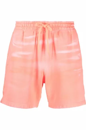 Alexander Wang Tie-dye cotton track shorts
