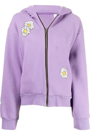 Natasha Zinko Daisy-print stretch-cotton hoodie