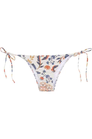 Lygia & Nanny Low-rise side-tie bikini bottoms
