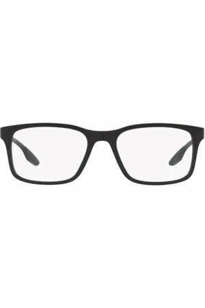 Prada Logo-arm rectangular glasses
