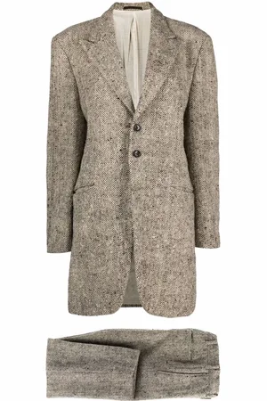 Comme des Garçons 1990s longer blazer two-piece suit