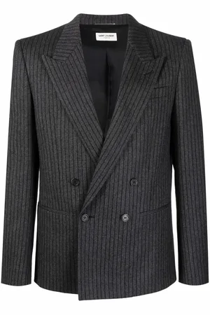 Saint Laurent Striped double-breasted blazer