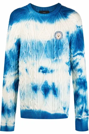 Alanui Tie-dye cable-knit jumper
