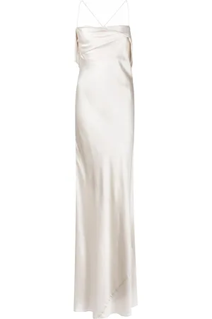Michelle Mason Silk cowl neck gown