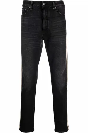 Palm Angels Side striped slim-fit jeans