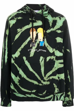 Etudes Graphic print tie-dye hoodie